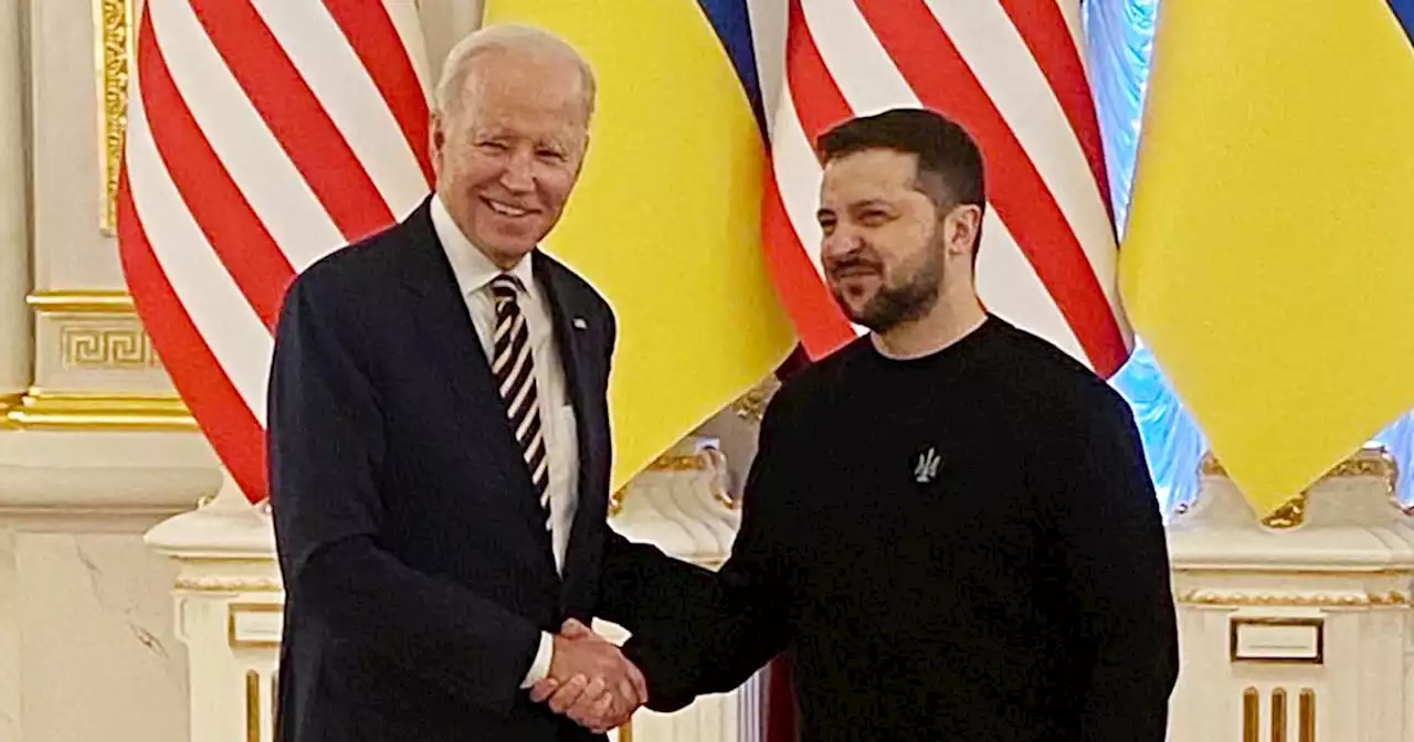 Biden makes surprise visit to Ukraine nearly one year after Russia's invasion