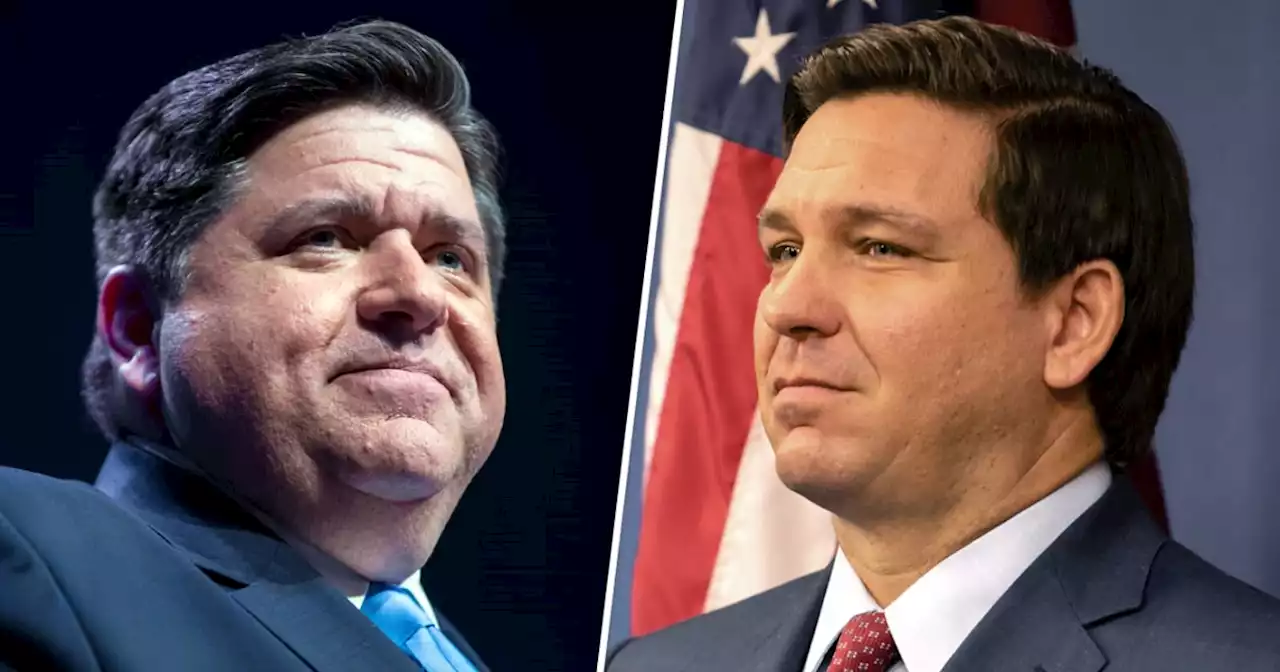 From the Midwest, progressive J.B. Pritzker launches anti-Ron DeSantis flares