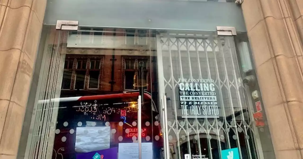 Sadness in Nottingham city centre as popular restaurant shuts