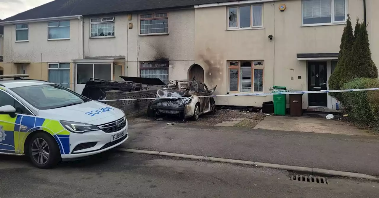 Several windows smashed and car set on fire in 'targeted attack'