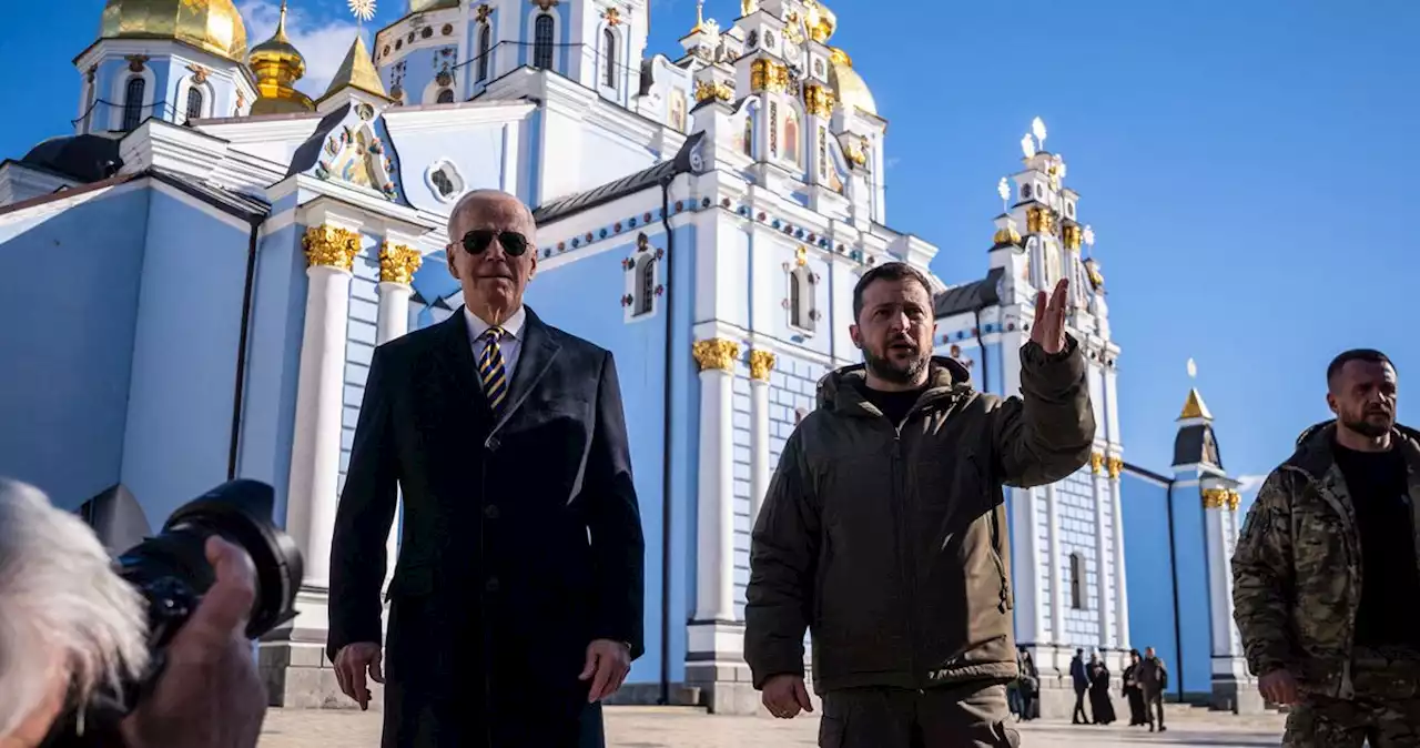 Biden Makes a Big Cameo in Kyiv