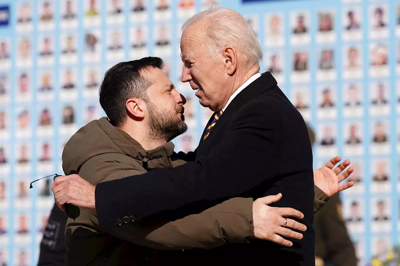 Biden lands in Kyiv on surprise visit to Ukraine