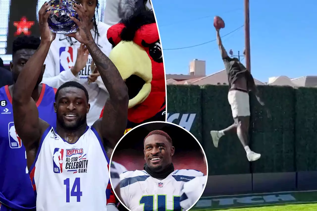 DK Metcalf picked for NFL drug test after viral jump video, NBA Celebrity Game MVP