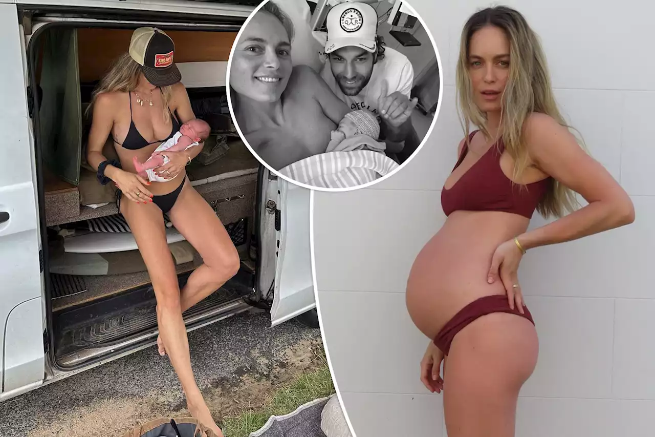 Model mom stuns in bikini 6 days after giving birth: ‘Show off’