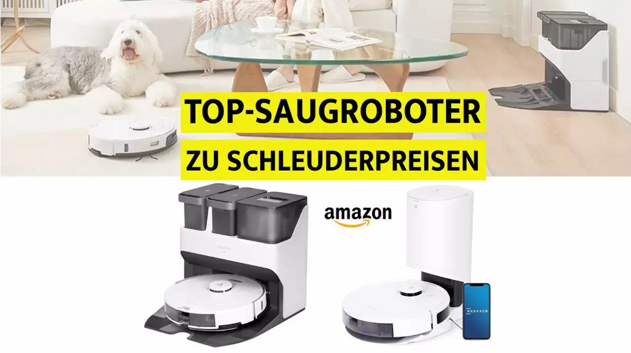 Amazon verschleudert Saugroboter: Ecovacs Deebot N8+ & Roborock S7 Pro Ultra zu Aktionspreisen