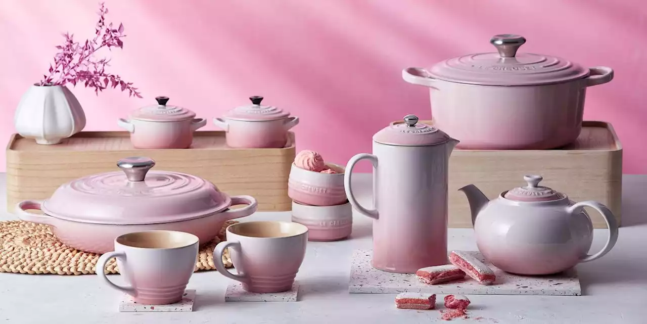 Le Creuset's new The Shell Pink Collection is so dreamy