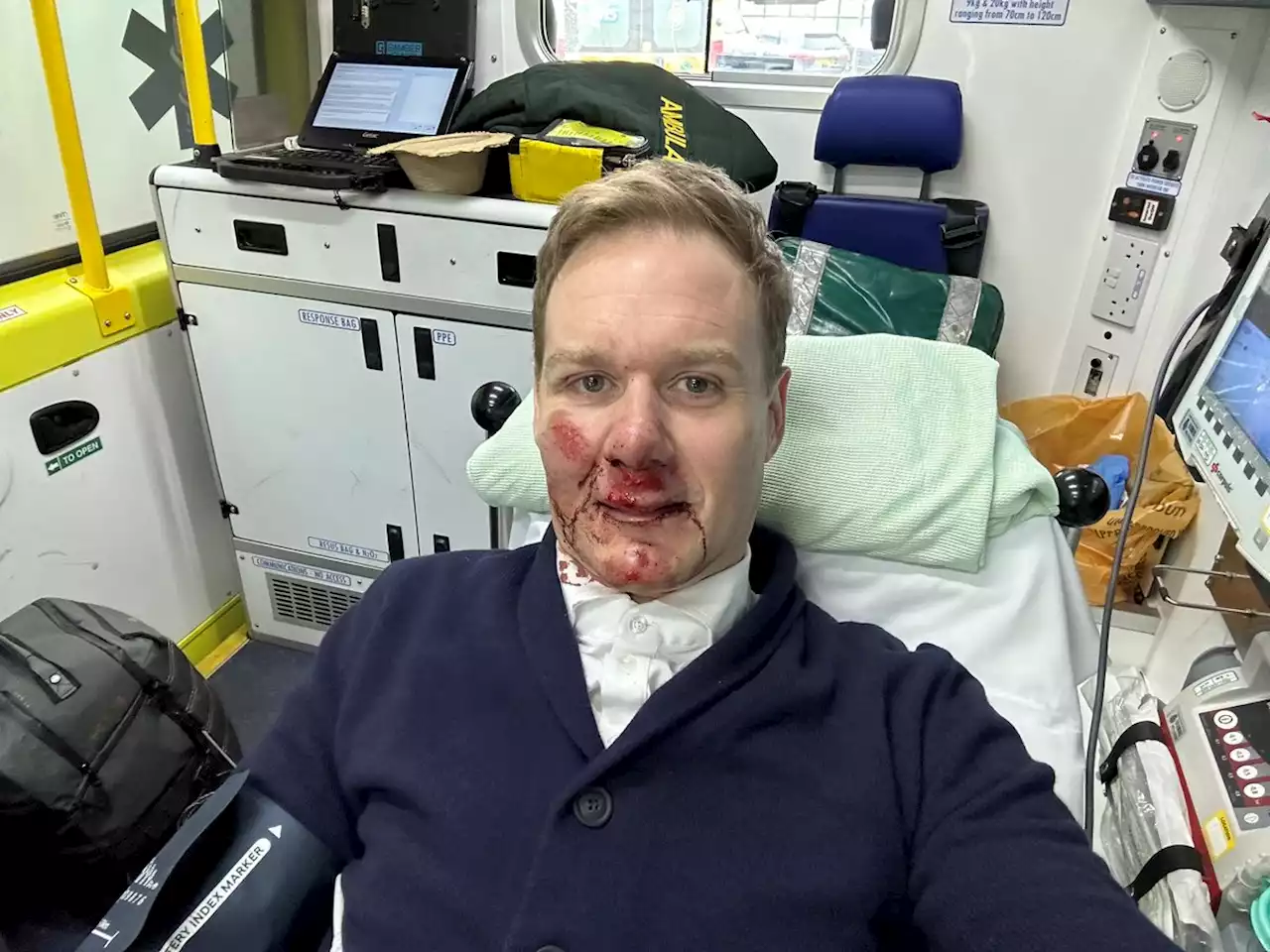 Dan Walker 'glad to be alive' after cycling collision