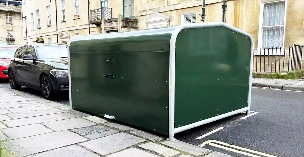 'Green measles' bike hangars may threaten Unesco World Heritage status, resident claims