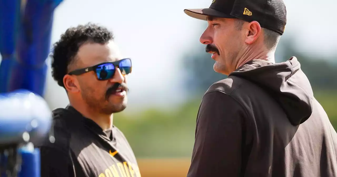 Padres notes: Mustache twins report to camp; Martinez to pitch for U.S.; Ha-Seong Kim sets himself apart