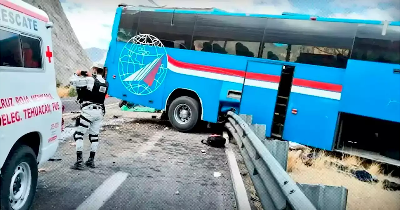 Volcadura de autobús en la autopista Cuacnopalan-Oaxaca ya deja 17 migrantes muertos