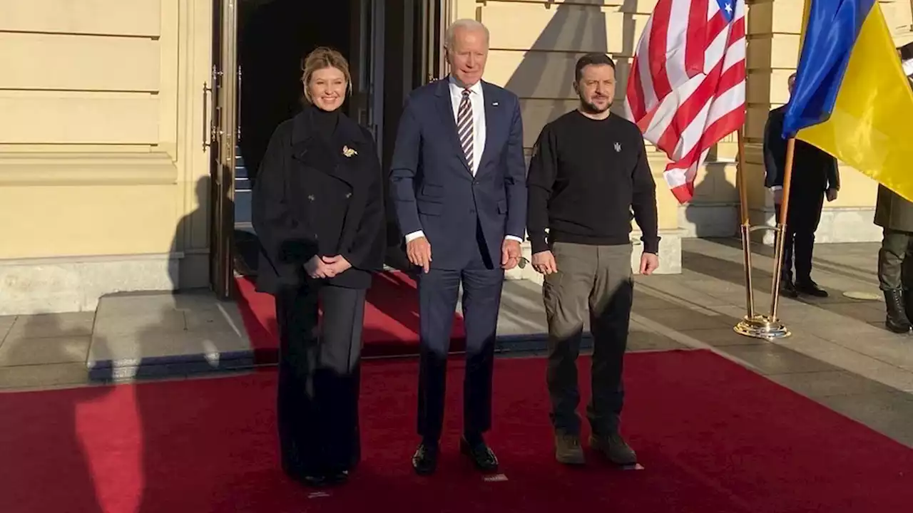 US President Joe Biden visits Kyiv as he says Putin 'thought he could outlast us'