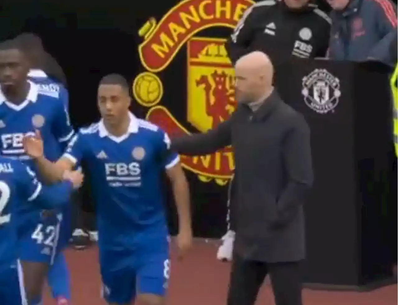 Man United fans spot promising Ten Hag and Tielemans exchange in Leicester win