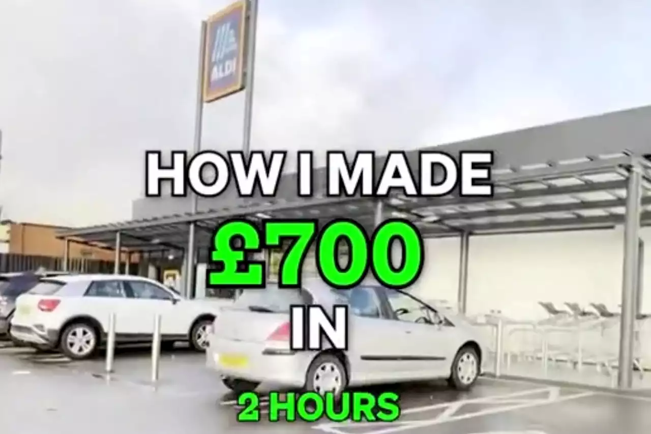 I made £700 in two hours just by shopping in Aldi…it's so easy, anyone can do it