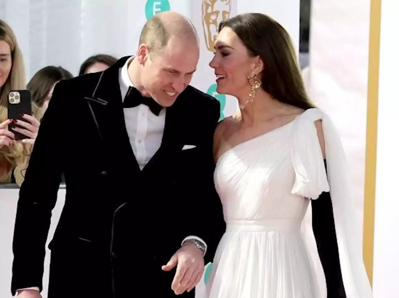 Princess Kate pats Prince William’s behind at BAFTAs