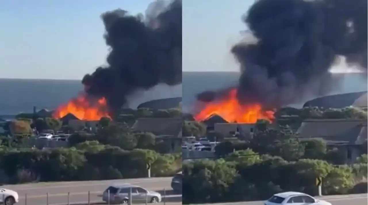 Feroz incendio en La Susana, el reconocido parador de Punta del Este