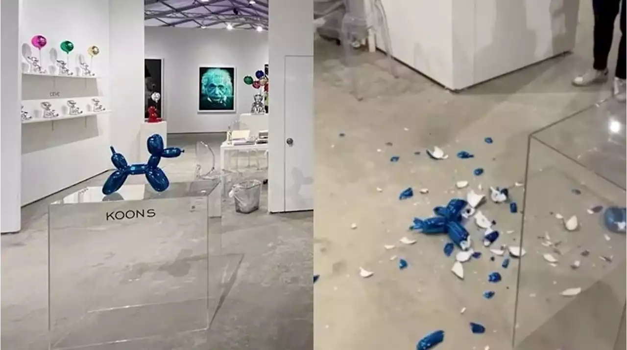 Una mujer recorría una exposición de arte en Miami y destrozó por accidente una escultura valuada en US$42.000