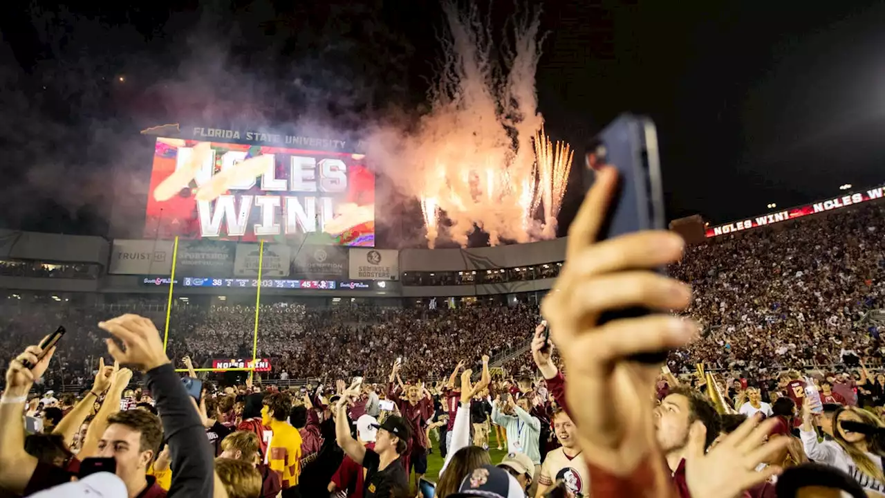 Football player turned lawmaker wants to ban fans from rushing field or throwing objects