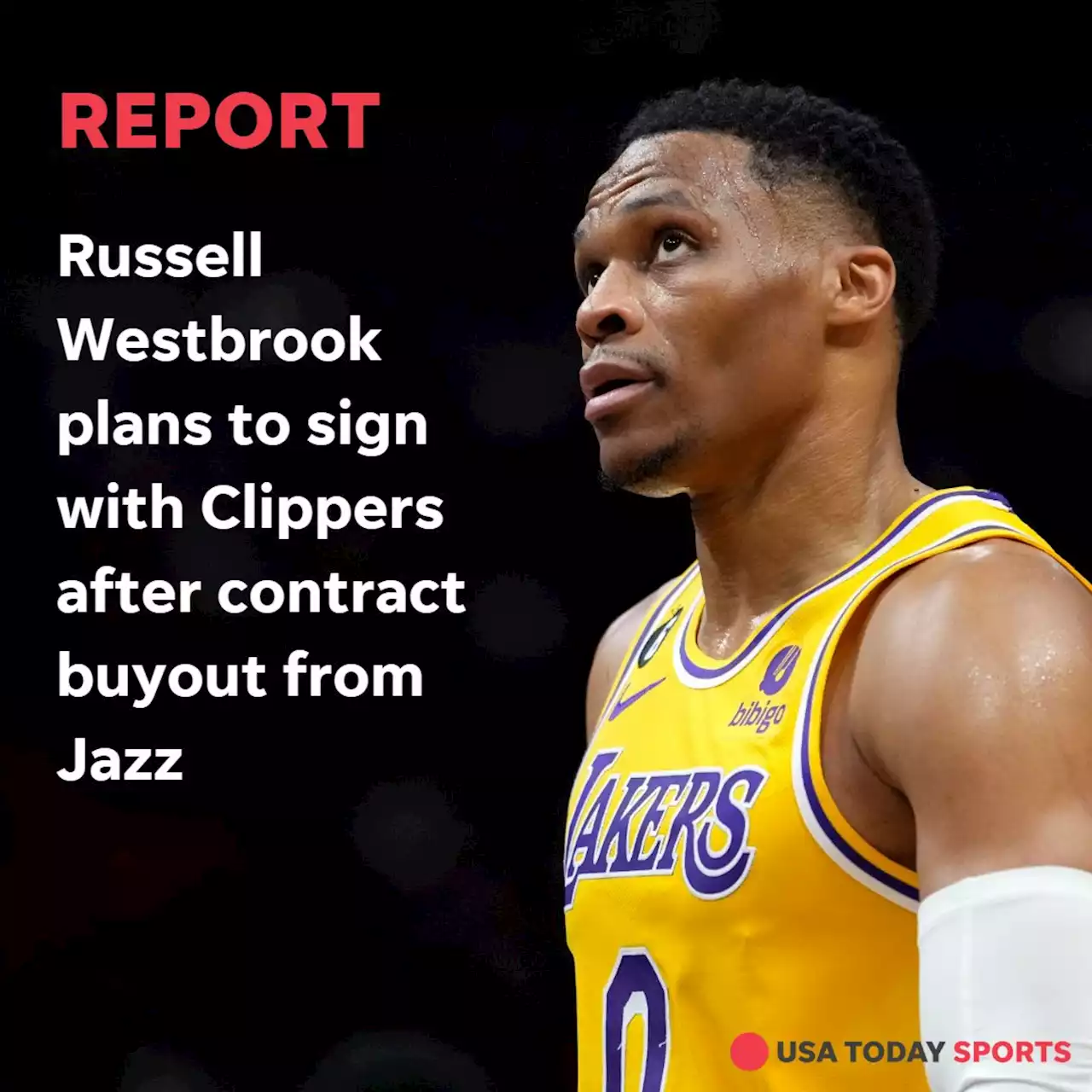 Report: Russell Westbrook plans to sign with Clippers after contract buyout from Jazz, per agent