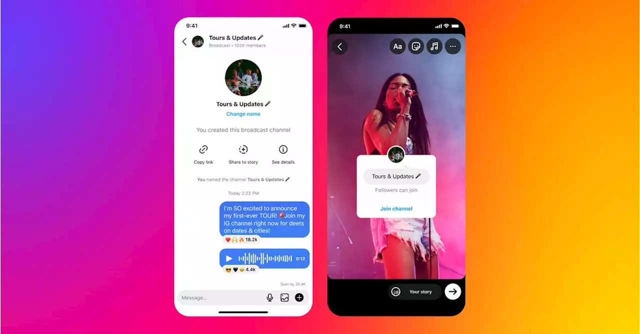 Meta is copying Telegram channels in Instagram