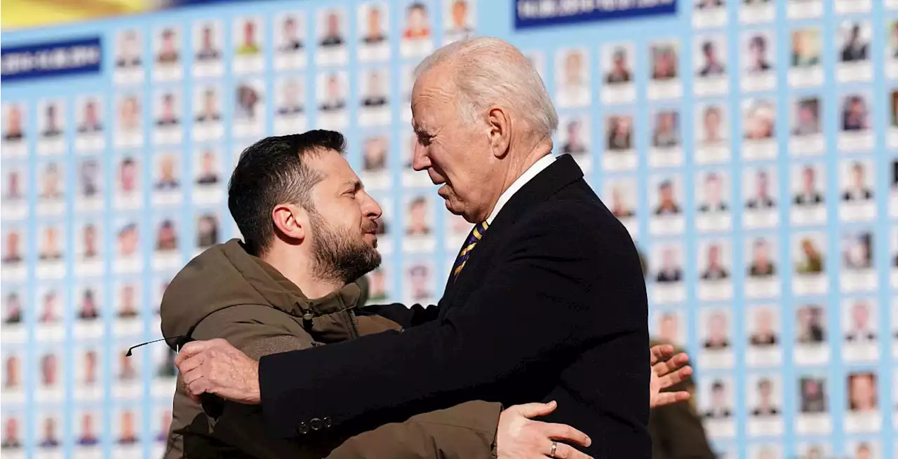 Krieg in der Ukraine - Biden zu Überraschungsbesuch in Kiew