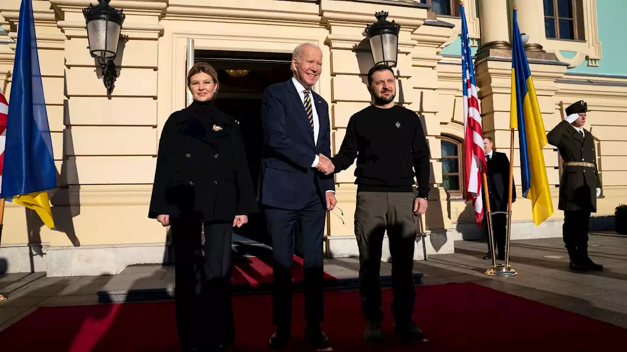 Biden in Kyiv to show solidarity as Ukraine war nears 1 year