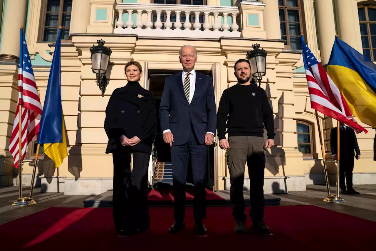 Biden declares 'Kyiv stands' in surprise visit to Ukraine