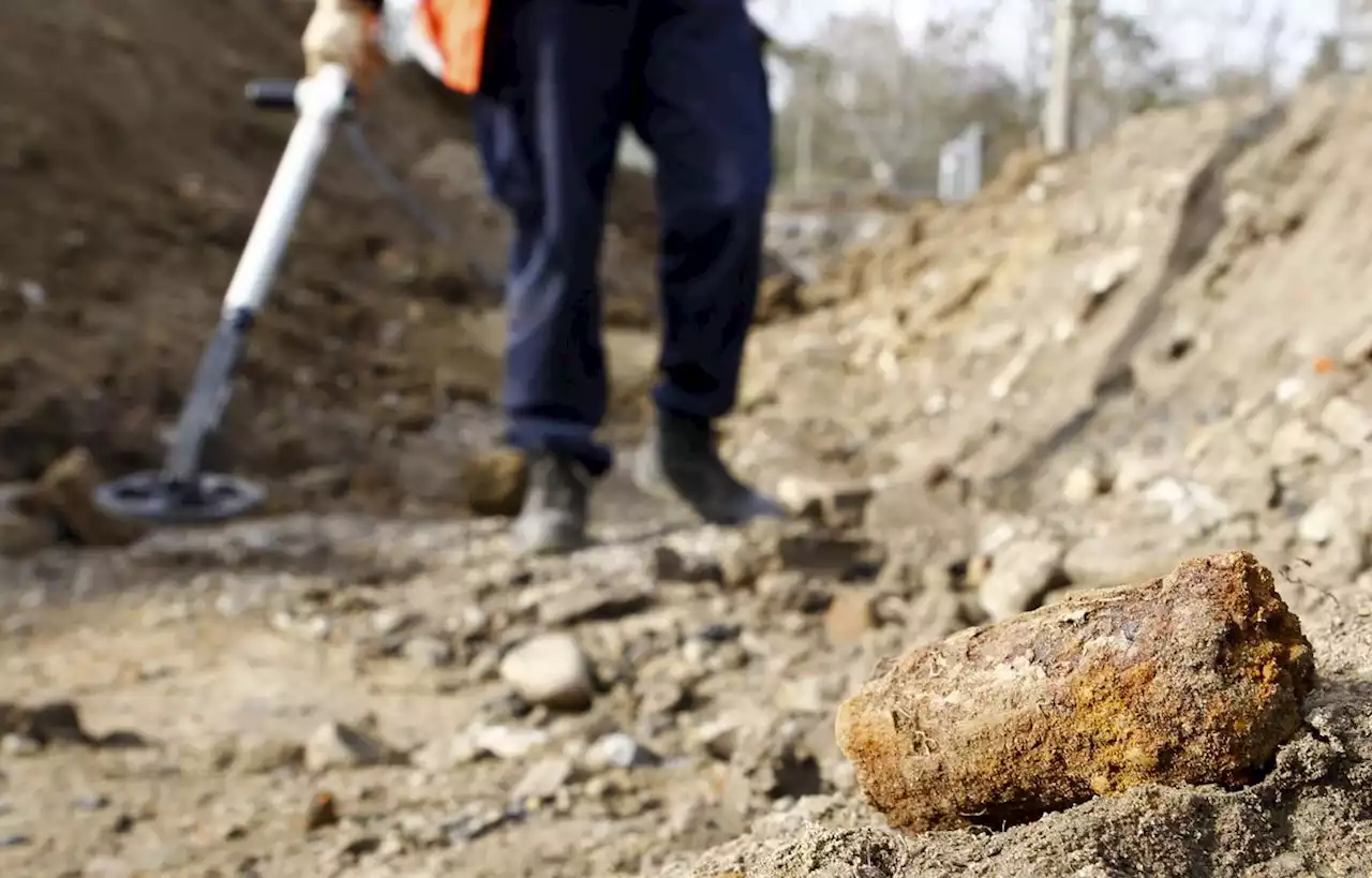 Deux obus découverts lors d’un chantier dans un jardin de Toulouse