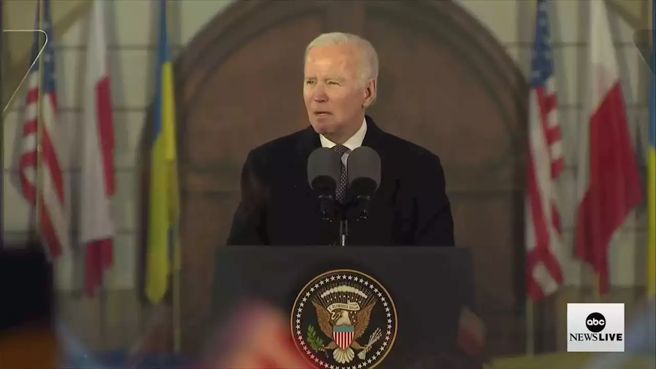 Biden speaks in Poland after surprise trip to Ukraine: 'Kyiv stands strong'