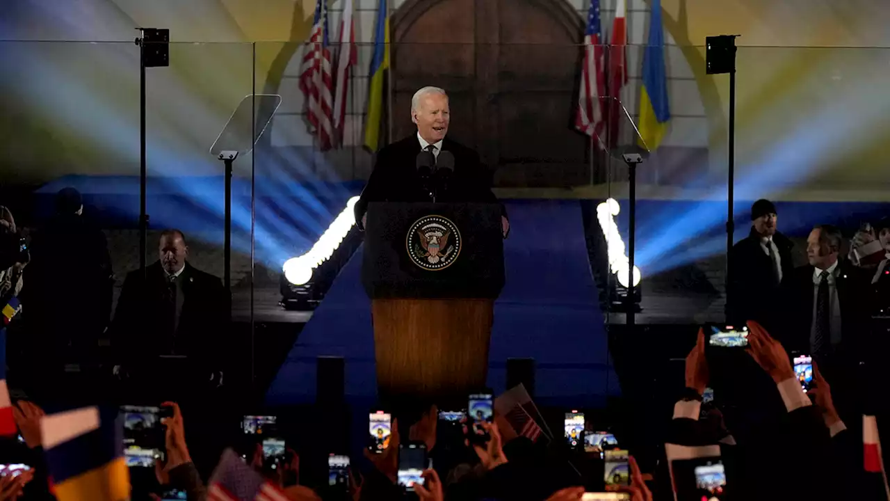 Biden delivers message in Poland on eve of Russia-Ukraine war anniversary: WATCH LIVE