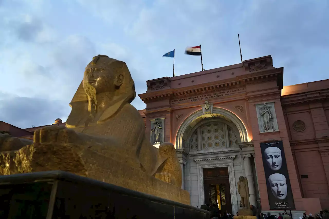 Egypt unveils renovated wing of oldest museum, new papyrus