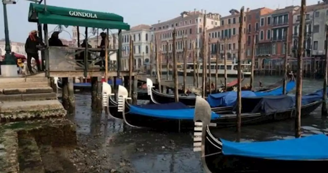 Italy faces new drought alert as Venice canals run dry