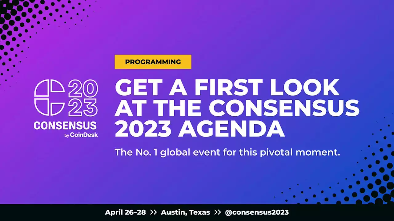 Agenda | Consensus 2023 | CoinDesk