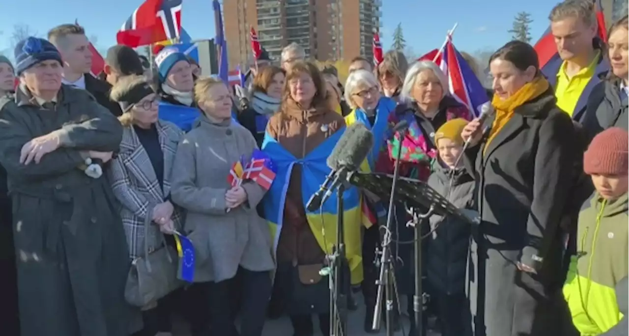 Ottawa shows solidarity with Ukraine