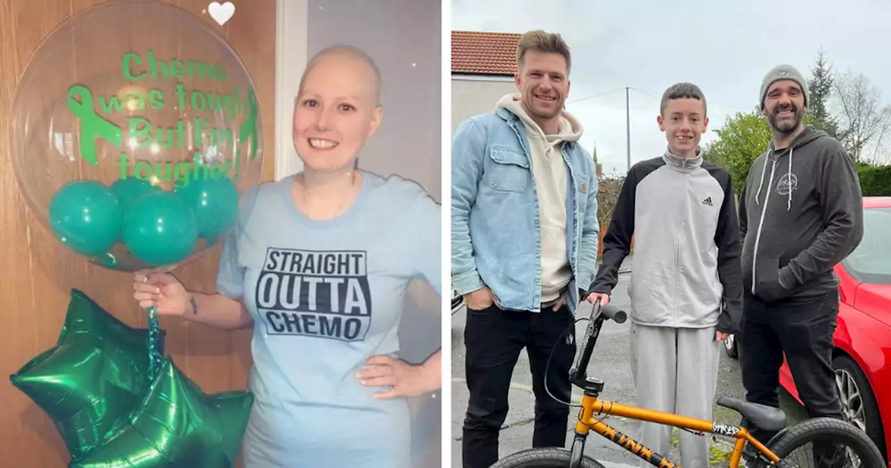 Ayrshire mum battling cancer thanks skatepark after gift to son