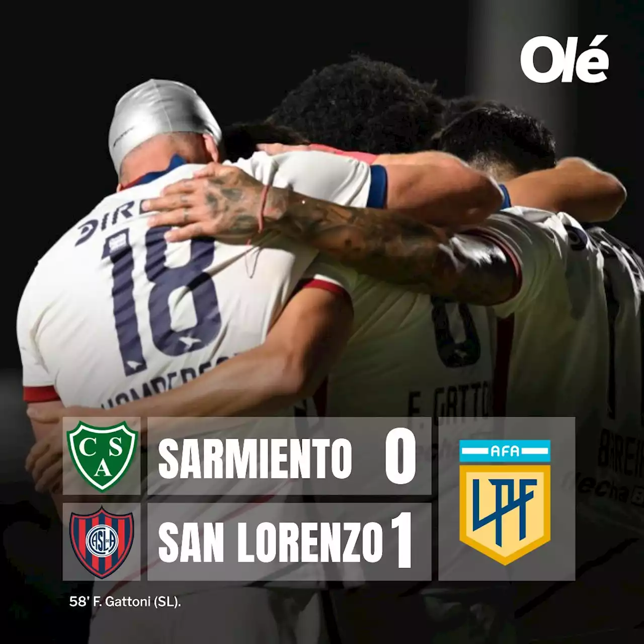 Con gol de Gattoni, San Lorenzo ganó en Junín