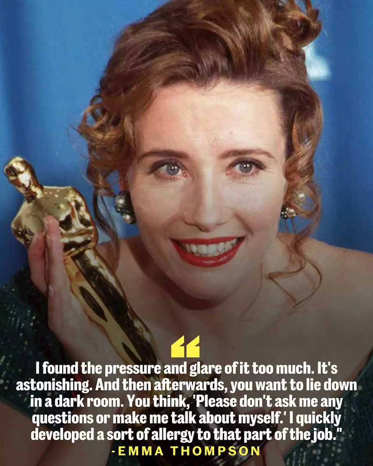 Emma Thompson says campaigning for her Oscars made her 'seriously ill'