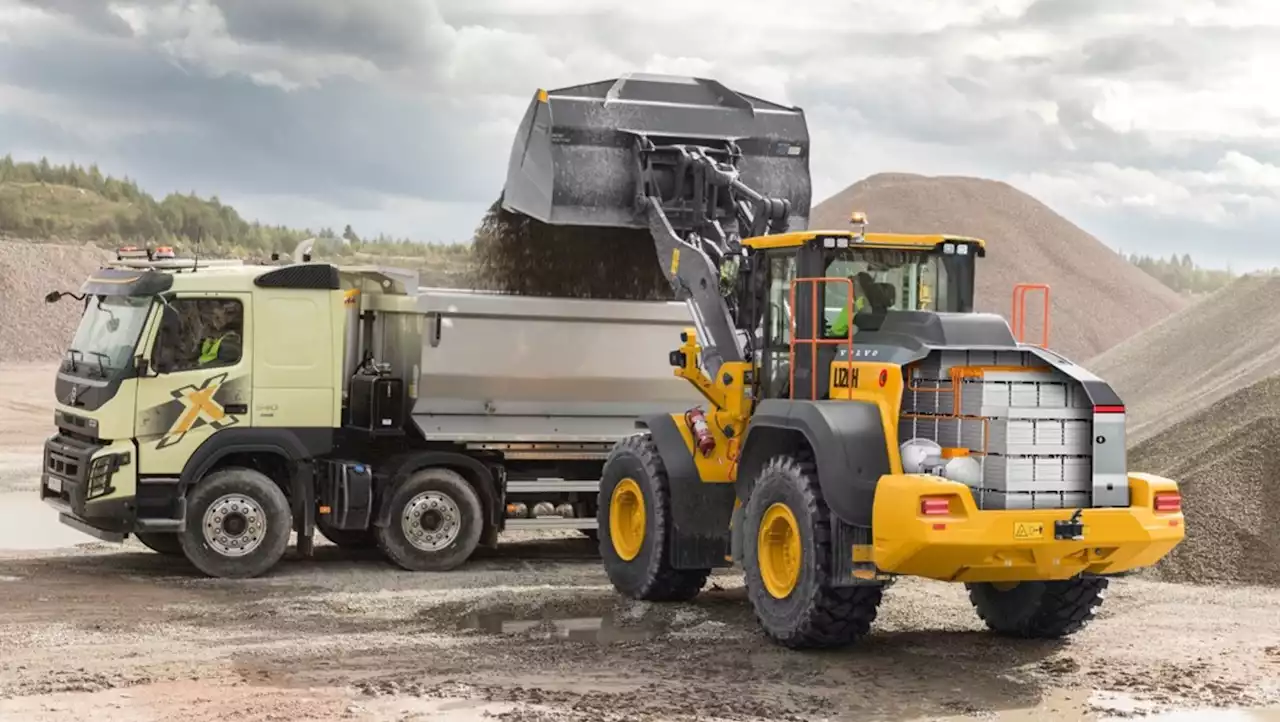 Volvo kan nu konvertera hjullastare till eldrift. Smart lösning.