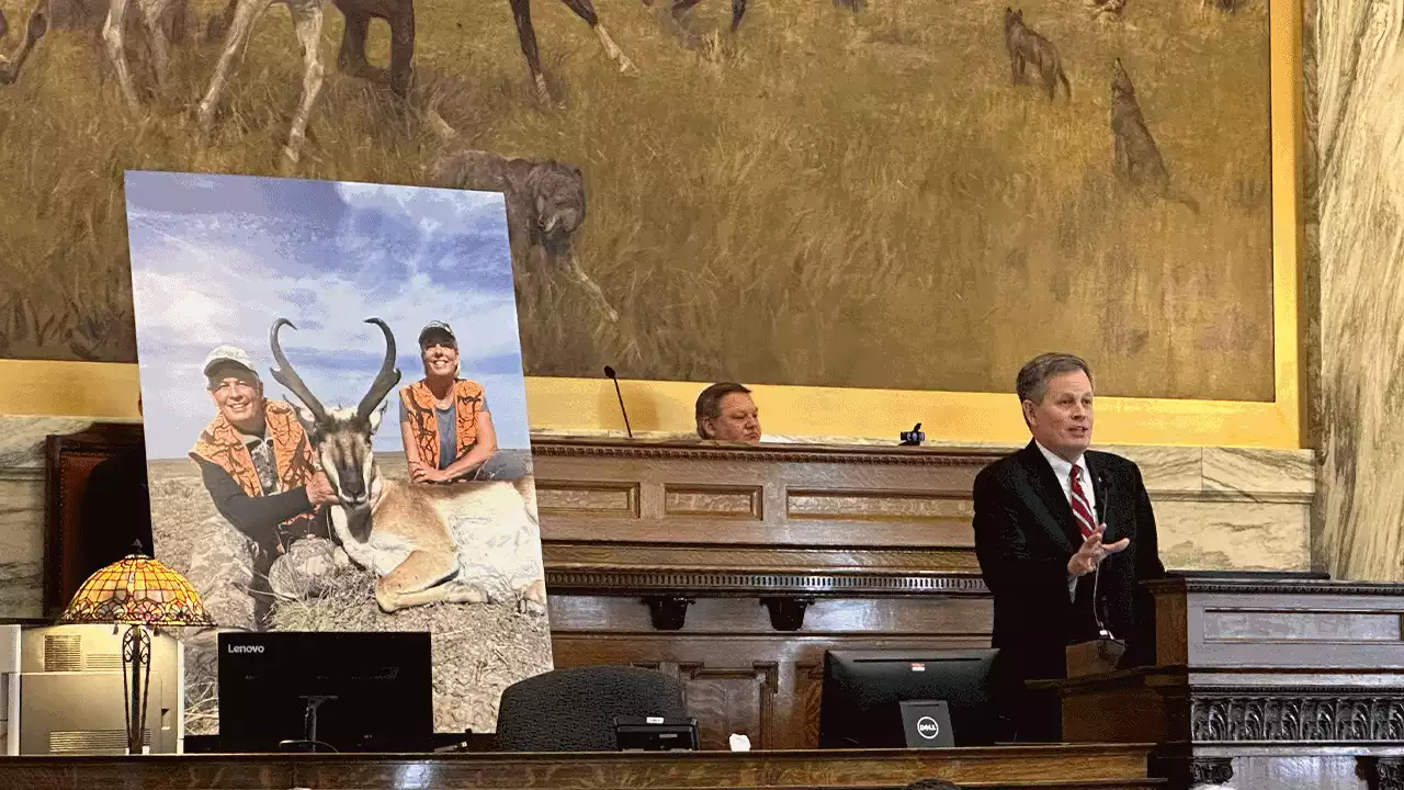 Daines blasts Biden on border crisis, Chinese spy balloon in state speech: 'Empowering our enemies'