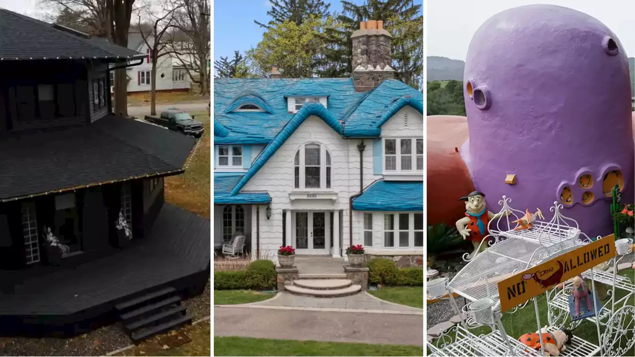 Oddest homes in America include the 'Smurf House' and one that's 'legally' haunted