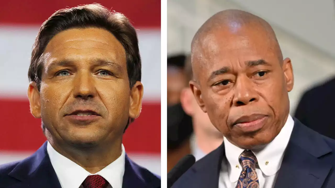 Twitter rips Mayor Adams for taunting DeSantis amid visit to NYC: 'Fix your dumb city, dude'