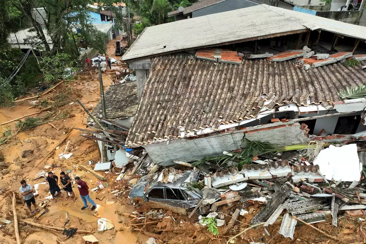 Brazil deluge kills 36; search continues for dozens missing