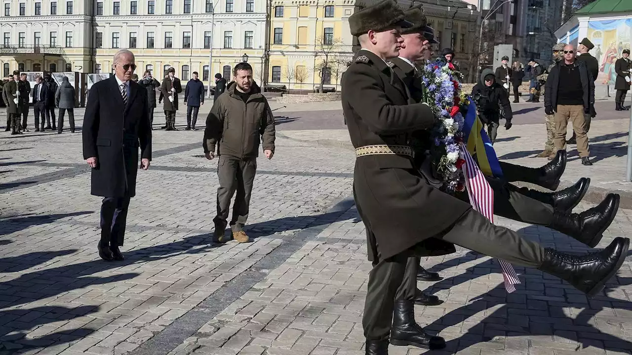 Video: Biden's visit to Kyiv a show of support ahead of anniversary of Russian invasion