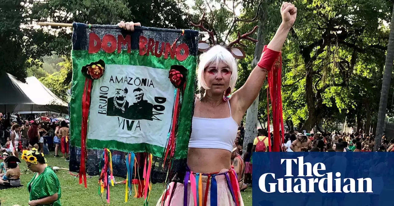 Dom Phillips and Bruno Pereira remembered in Rio as carnival emerges from Bolsonaro era