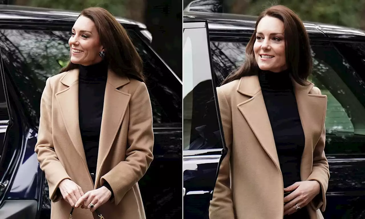 Princess Kate strikes again in fitted flares and the boldest earrings