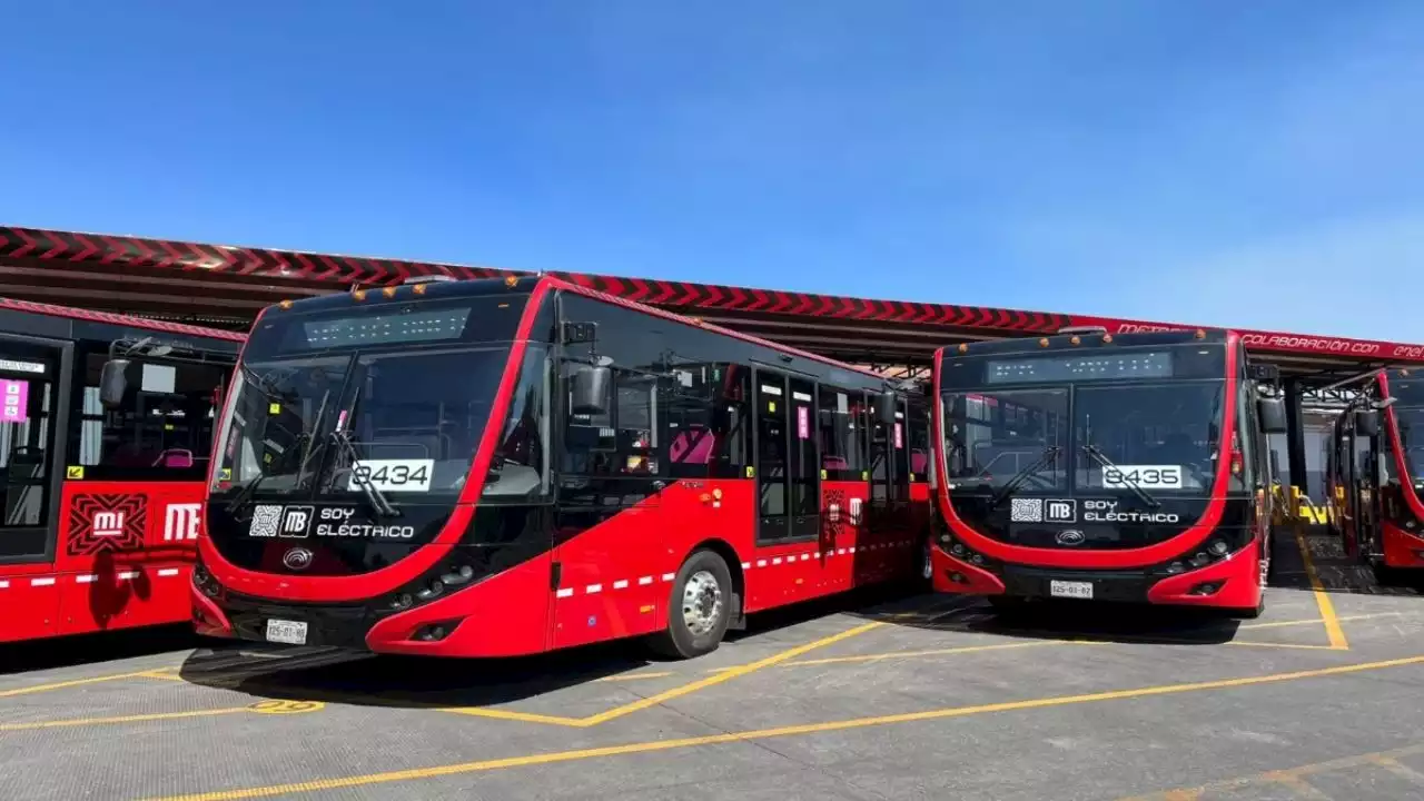 Línea 3 del Metrobús completa su primera flota 100% eléctrica: 'Este proyecto es único en el mundo'