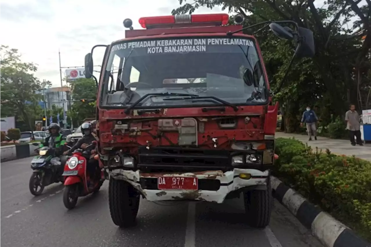 Kasus Tabrakan Beruntun Dipicu Armada Damkar Pemko, DPKP Banjarmasin Tanggung Biaya Perbaikan