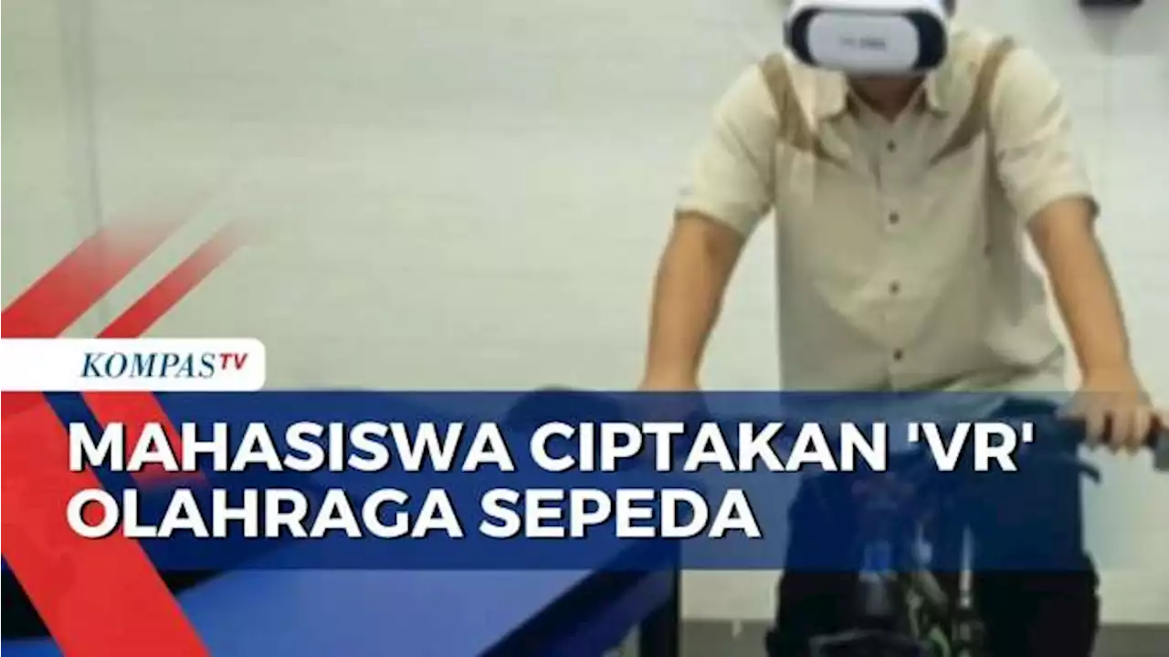 Mahasiswa Asal Semarang Ini Ciptakan Simulator Sepeda dengan Teknologi 'Virtual Reality'!