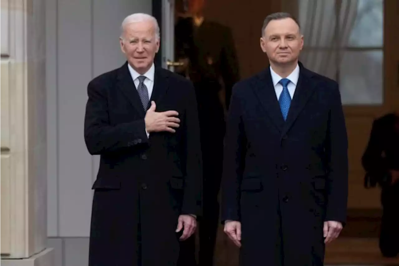 Biden meets with Poland leader, set to speak on Ukraine war