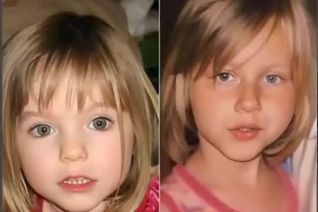 Las fotos comparativas que publicó la joven que dice ser Madeleine Mccann y que reclama una prueba de ADN