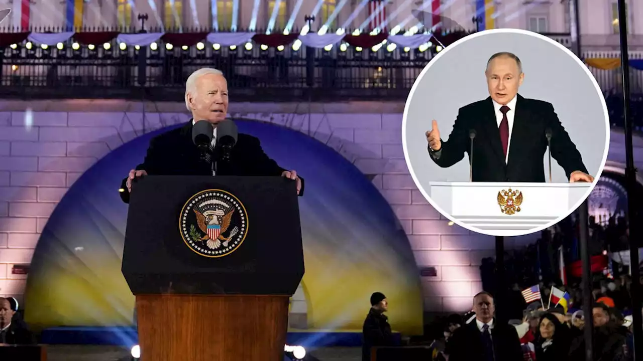 'Kyiv stands strong, proud and tall': Putin thought the West would roll over but he was wrong, says Biden